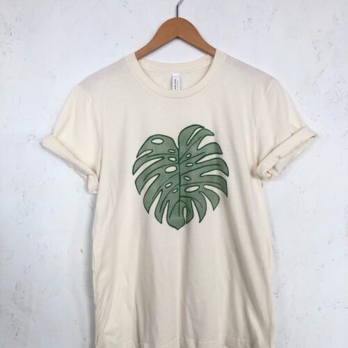 Plant Lady Lovers Monstera Cute Nature Botanical Shirt image 0