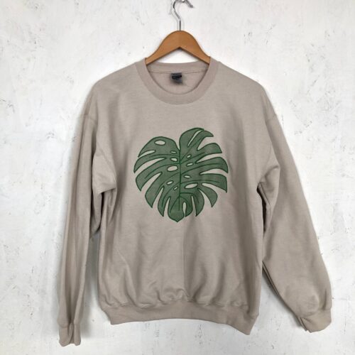 Plant Lady Lover Monstera Nature Botanical Sweatshirt image 0