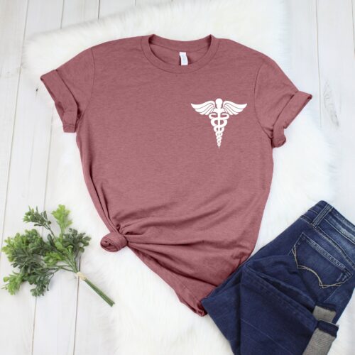 Caduceus RN Nurse Life Week CNA School Shirt image 0