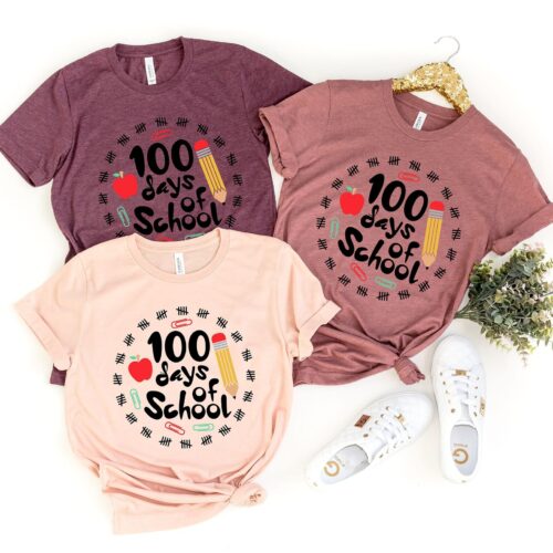 Teacher Brighter 100 Days of School Appreciation Shirt image 0