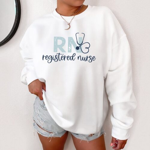 RN Registered Nurse Student Graduation School Sweatshirt image 0