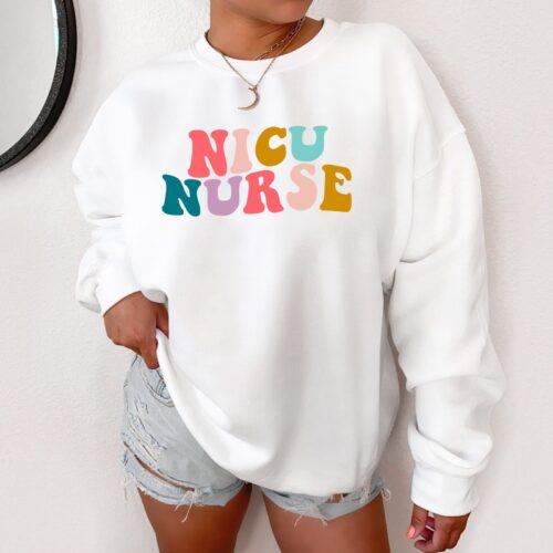 NICU Nurse Neonatal Intensive Care Unit RN Grad Sweatshirt image 0