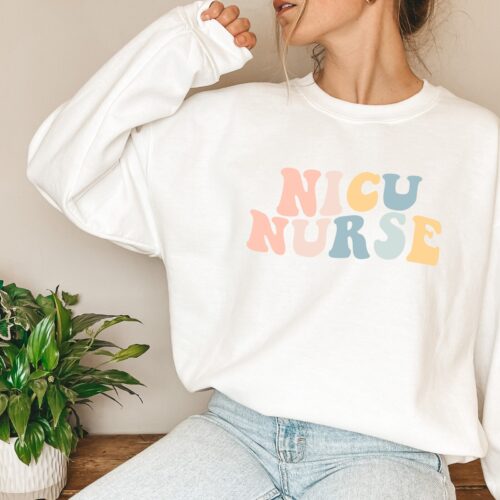 NICU Nurse Neonatal Intensive Care RN Grad Sweatshirt image 0