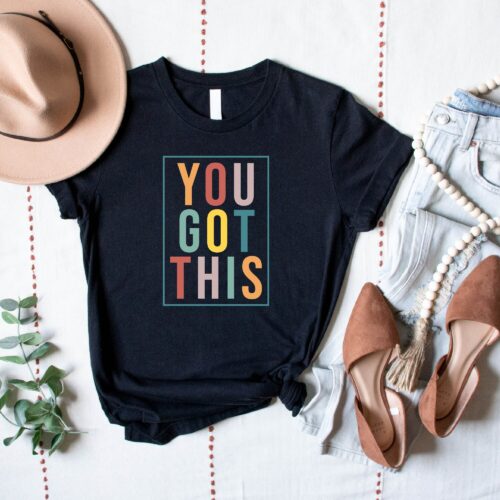 Retro Teacher You Got This Funny Kindergarten Preschool Shirt image 0