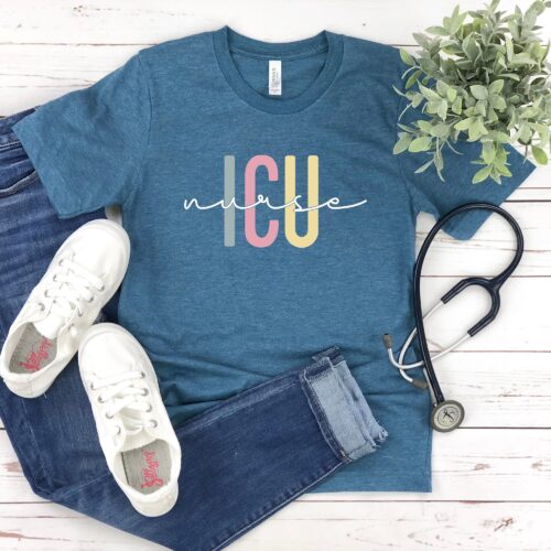 ICU Nurse Intensive Care Unit Appreciation New Grad Critical Group Shirt image 0