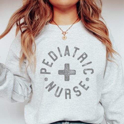 Pediatric Nurse PEDS RN Graduation Medical School Sweatshirt image 0