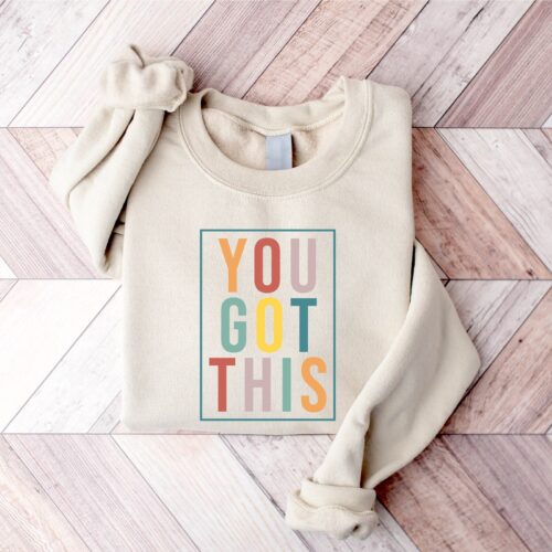 Teacher You Got This Cute Elementary School Group Sweatshirt image 1