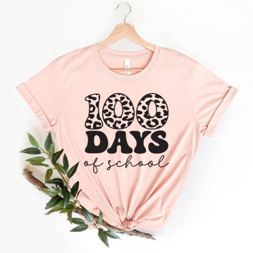 100 Days Of School Brighter Teacher Appreciation Girly Shirt image 0