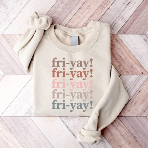 Happy Friday Teacher Funny Cute School Elementary Group Sweatshirt image 0