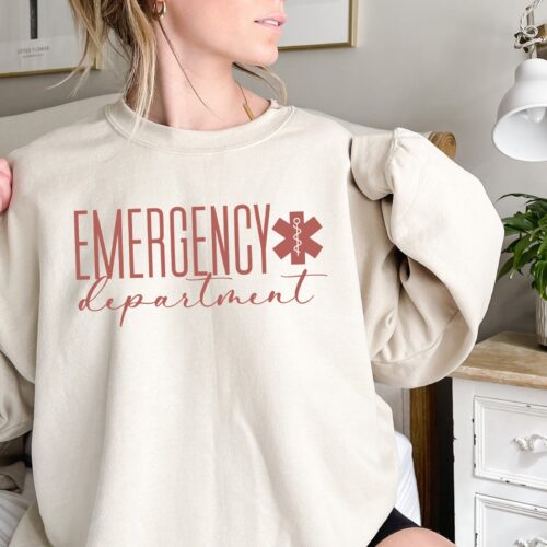 Emergency Department Nurse ER Tech Medical Assistant ED Future RN Sweatshirt image 0