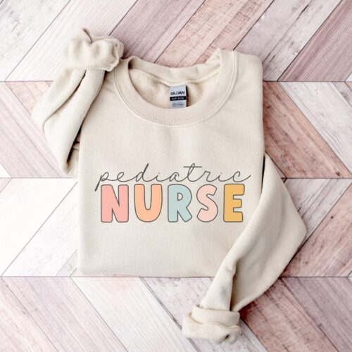 Pediatric Nurse PEDS RN Grad Medical School Sweatshirt image 0