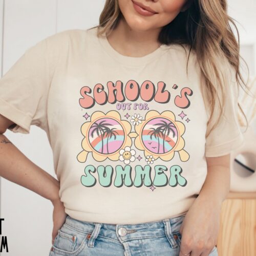 End Of School Year Teacher Funny Team Last Day Summer Shirt image 0