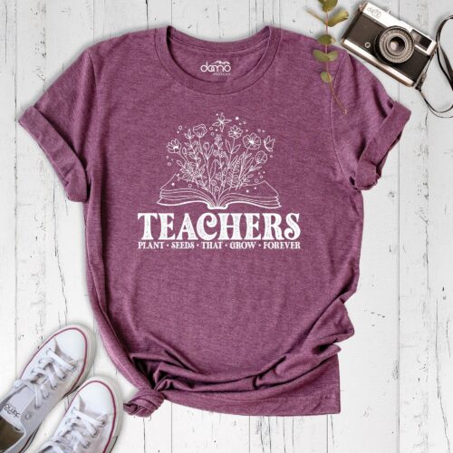 Agriculture Teacher Appreciation Education Plant Seeds That Grow Forever Shirt image 0