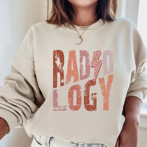 Radiology Technology Nurse Lighting Bolt Sweatshirt image 0