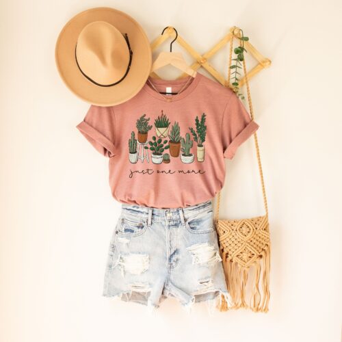 Just One More Plant Lady Lover Gardening Mom Nature Shirt image 0