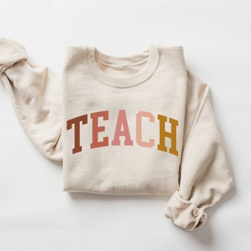 Cute Teach Back To School New Elementary Team Sweatshirt image 0