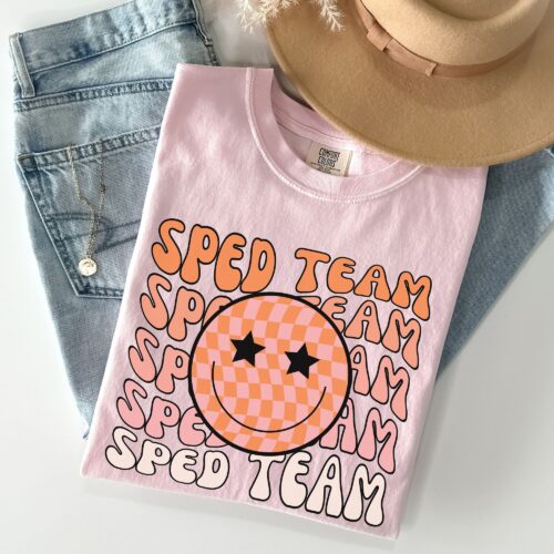 SPED Team Special Education Teacher Back To School New Shirt image 0