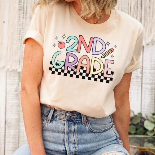 Second Grade Team Teacher Group Back to School Shirt image 0