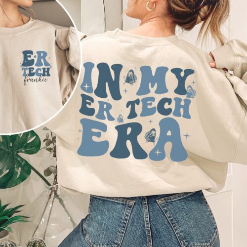 In My ER Tech Era Emergency Room Nurse Department Sweatshirt image 0