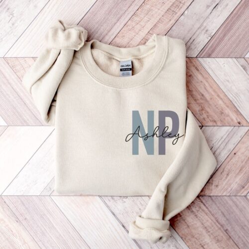 Custom Nurse Practitioner Graduation NICU Sweatshirt image 0