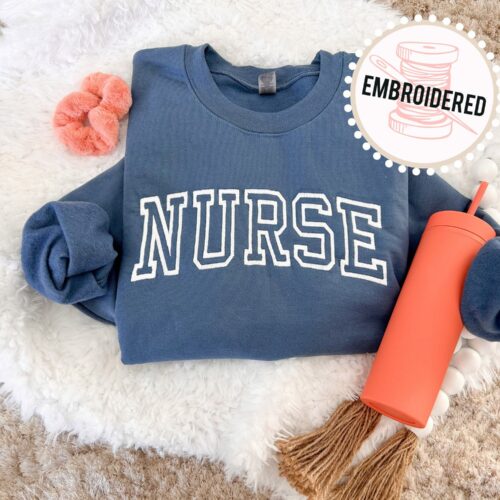 Embroidered Nurse Graduation Medical School Sweatshirt image 0