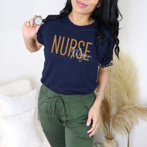 Custom Nurse Week Student Personalized Graduate Shirt image 0