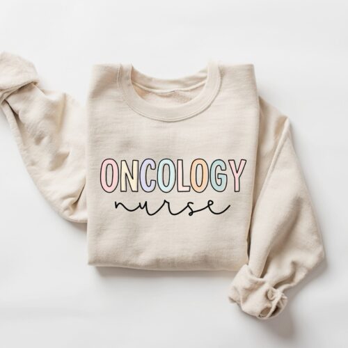 Oncology Nurse Cancer Medical School Cute Sweatshirt image 0