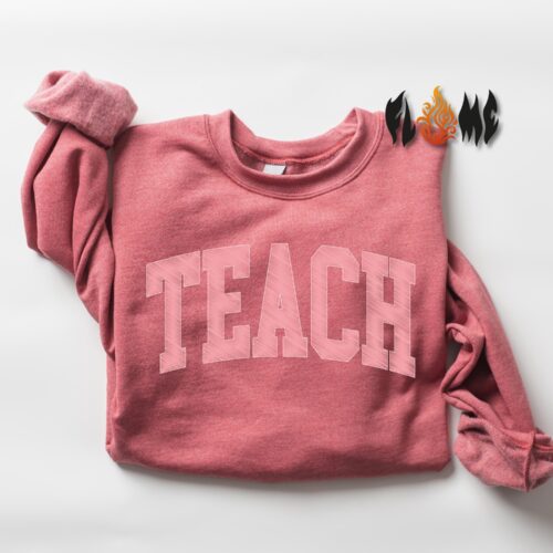 Teach Cute Appreciation Back To School Elementary Team Sweatshirt image 0