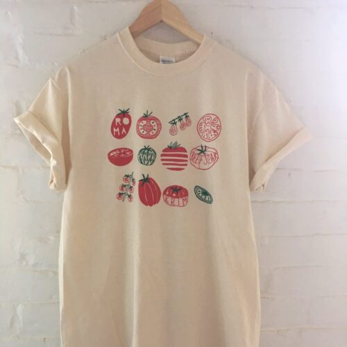 Tomato Vegetable Foodie Gardening Cute Fruit Plant Lover Shirt image 0