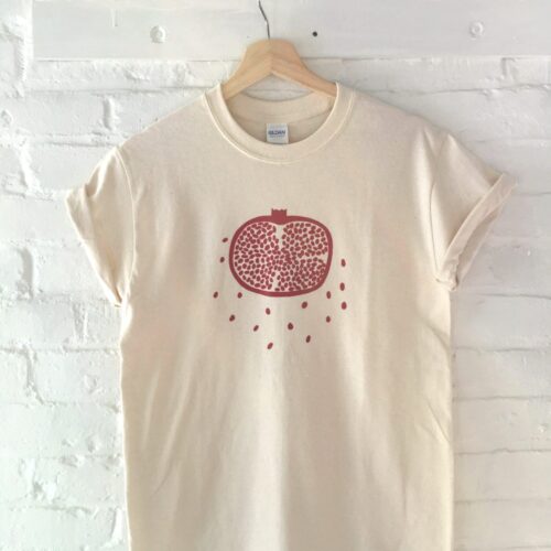 Pomegranate Fruit Gardening Foodie Plant Lover Shirt image 0