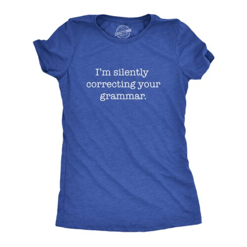 Teacher Silently Correcting Your Grammar Funny Back To School Gift Shirt image 0