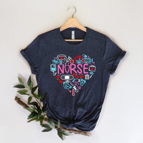 Love Nurse Cute Nurse Appreciation Medication Week Shirt image 0