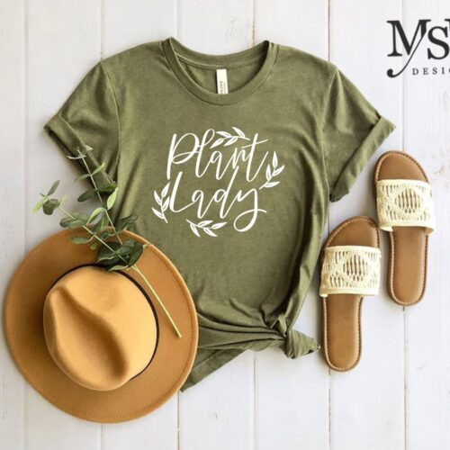 Plant Lady Mom Lover Gardening Houseplants Bough Shirt image 0