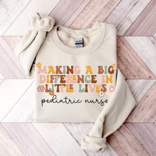 Pediatric Nurse Peds Future School Children Hospital RN Sweatshirt image 0