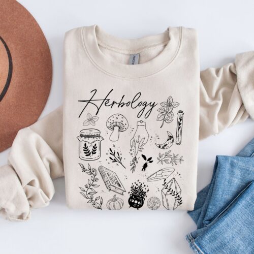 Herbology Plants Lover Botanical Gardening Sweatshirt image 0