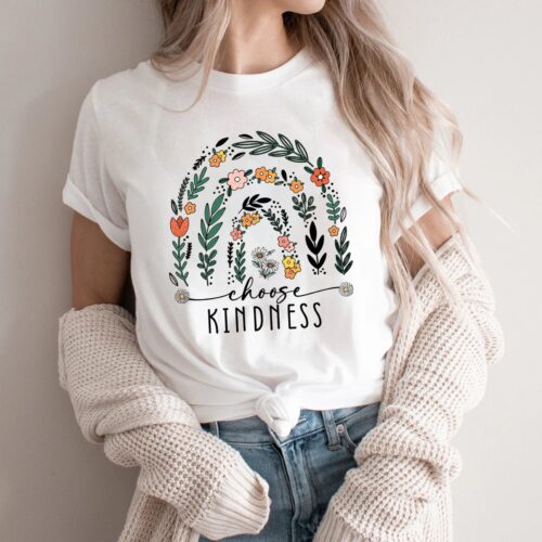 Choose Kindness School Counselor Teacher Inspirational Shirt image 0