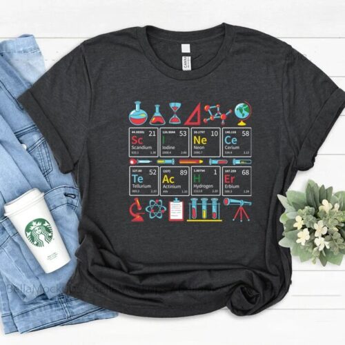 Science Teacher Chemistry Periodic Table Appreciation Shirt image 0