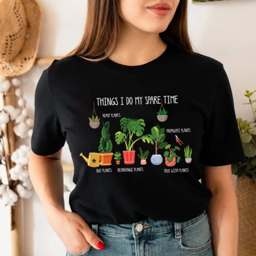 Plant Mom Garden Botanical Gardening Lover Lady Shirt image 0