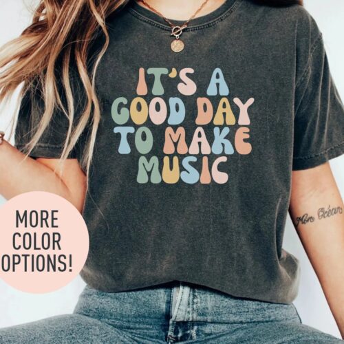 It's A Good Day To Make Music Lover Cute Teacher Composer Shirt image 0