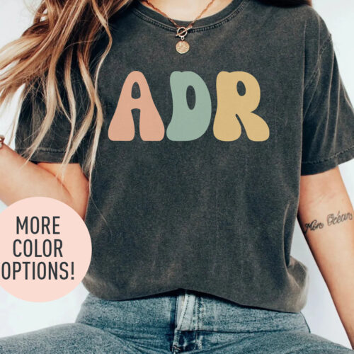 ADR Ain't Doin' Right Doctor Veterinary Medicine Tech Staff Animal Nurse Funny Shirt image 0