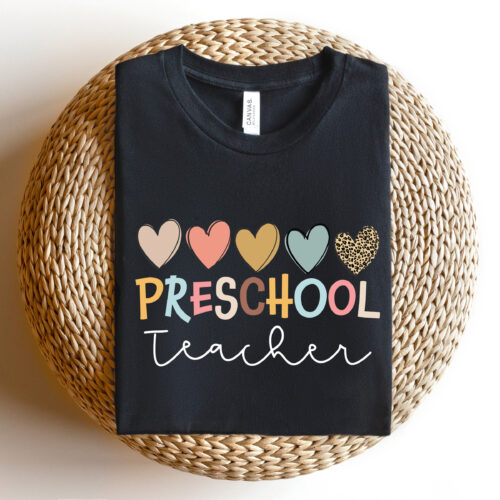 Preschool Teacher Crew Squad Cute Shirt image 0