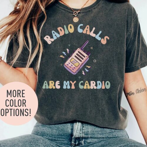 Radio Calls Are My Cardio Special Education Teacher School Psychologist Therapist Shirt image 0