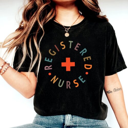 Registered Nurse Shirt RN Tees for Registered Nurse Nursing T-Shirt image 0