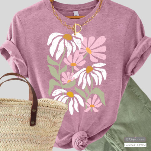 Retro Garden Flower Botanical Plant Floral Gardener Shirt image 0