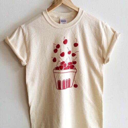 Cherry Foodie Gardening Fruit Lover Plant Nature Shirt image 0