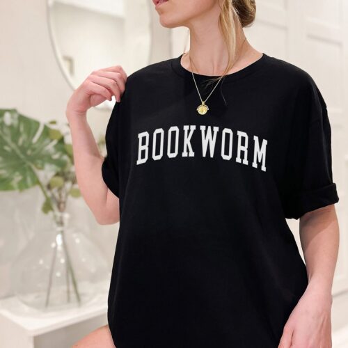 Bookworm Teacher Cute Librarian Lover Nerd School Shirt image 0