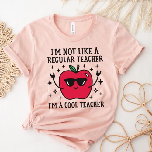 I'm Not Like A Regular I'm A Cool Teacher Appreciation Preschool Funny Shirt image 0