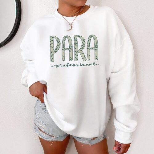 Para Special Education Sped Cute Teacher Sweatshirt image 0