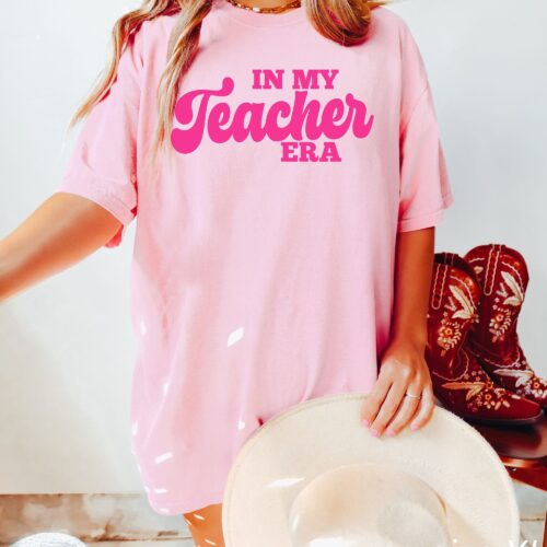 Retro Funny In My Teacher Era Concert Funny Cute Shirt image 0