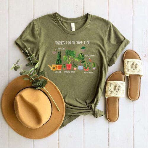 Plant Mom Garden Botanical Lover Lady Nature Shirt image 0